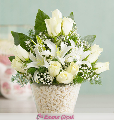 Belek otele çiçek gönder. Sade Güzel Lilyum ve Güller