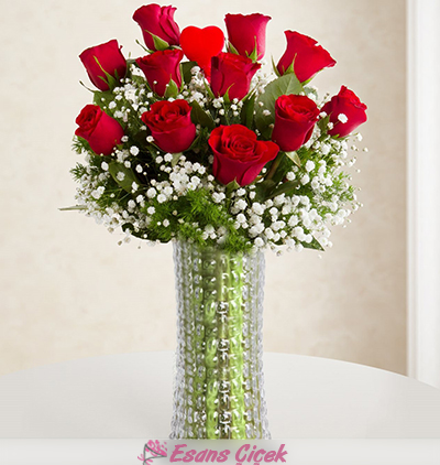 Serik Çiçekçi Biricik Aşkıma 11 Kırmızı Gül