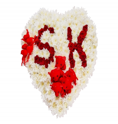 Belek çiçek aşkın baş harfleri papatyalar