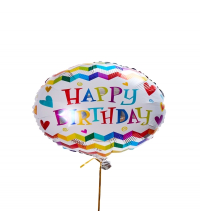 Belek otele çiçek gönder. Doğum günü mesjlı folyo uçan balon