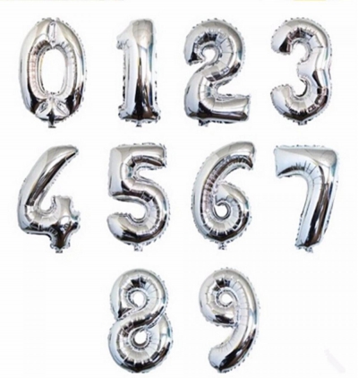  Serik Çiçek Siparişi GÜMÜŞ RENK FOLYO UÇAN BALON