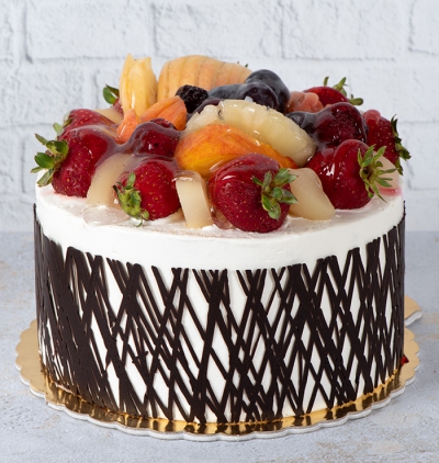  Serik Çiçek Siparişi meyveli pasta küçük boy